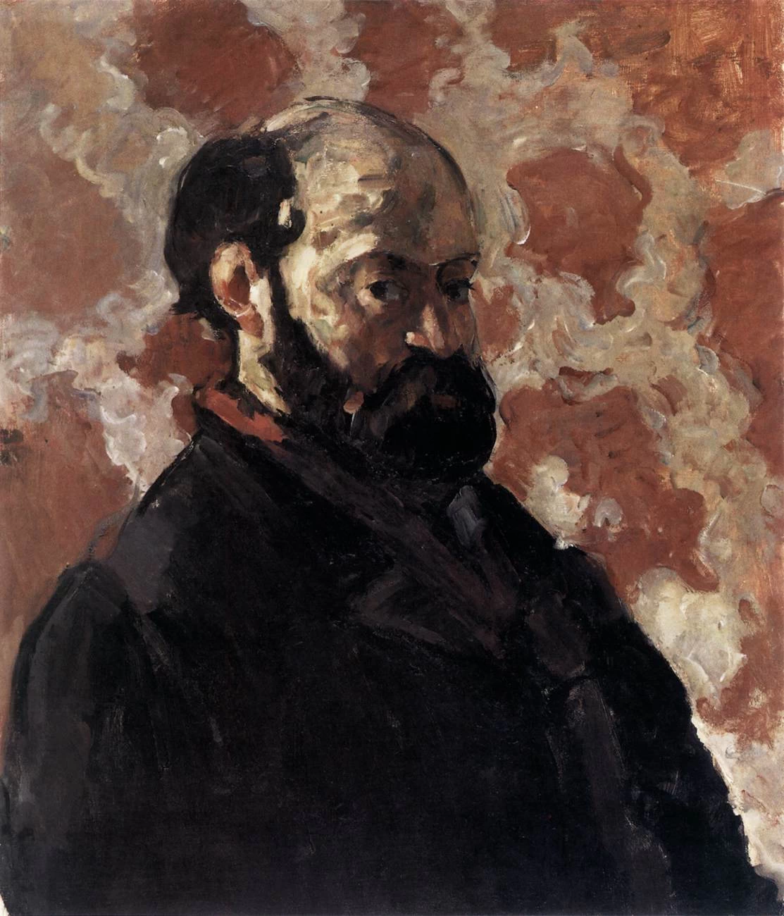 Autoritratto su sfondo rosa, 1875
